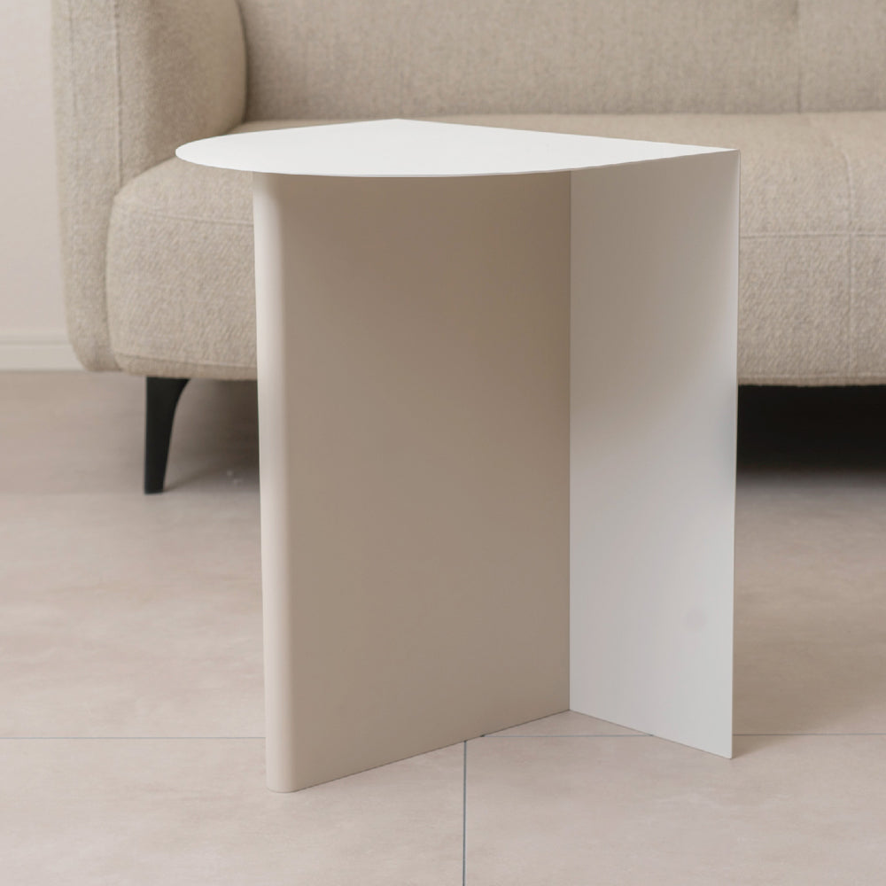 HalfMoon sidetable steel / ハーフムーン サイドテーブル スチール