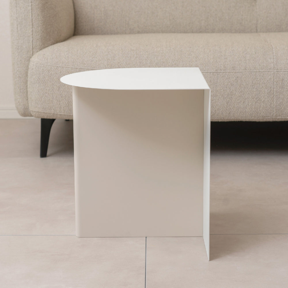 HalfMoon sidetable steel / ハーフムーン サイドテーブル スチール
