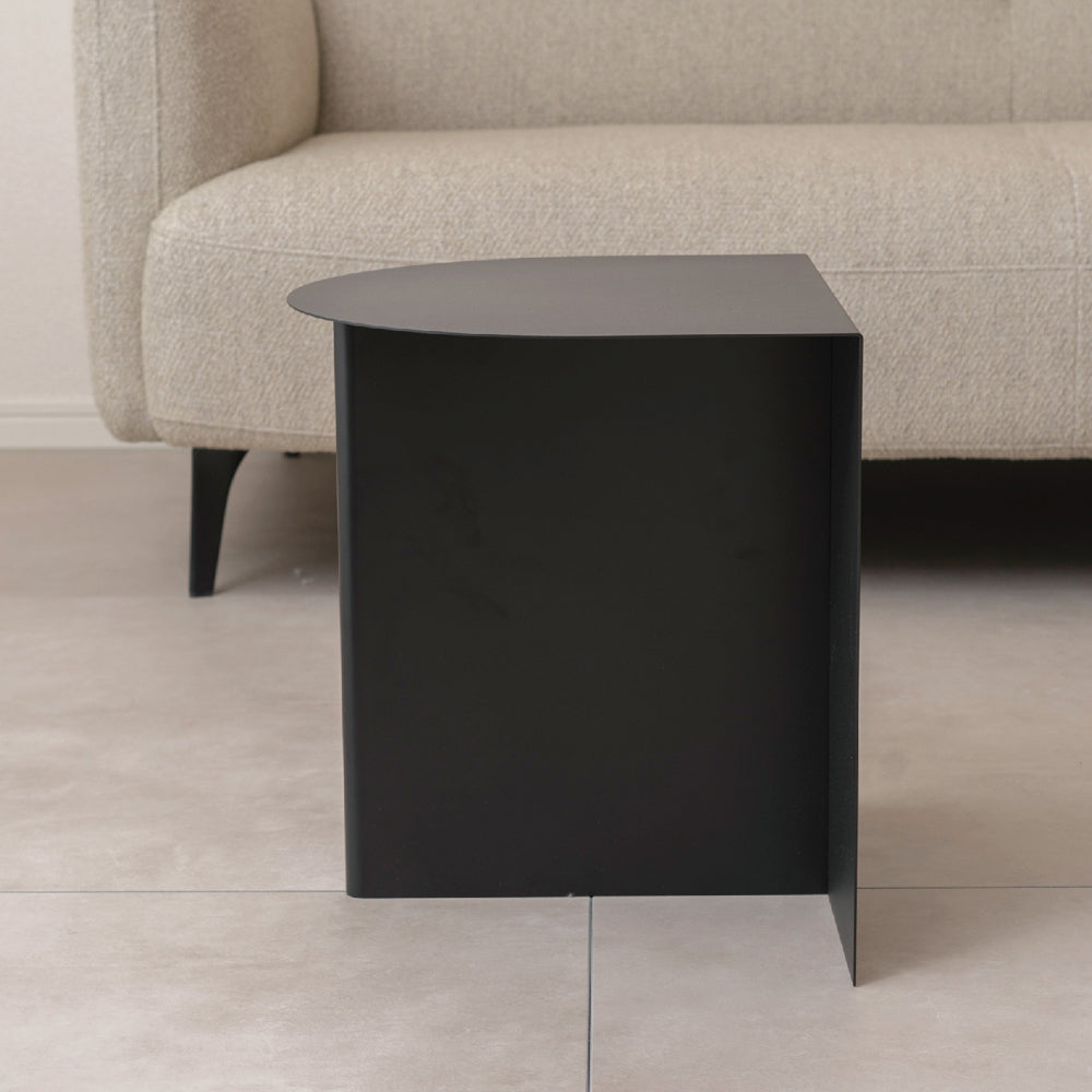 HalfMoon sidetable steel / ハーフムーン サイドテーブル スチール