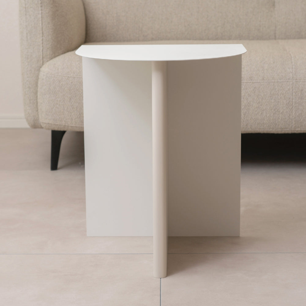 HalfMoon sidetable steel / ハーフムーン サイドテーブル スチール