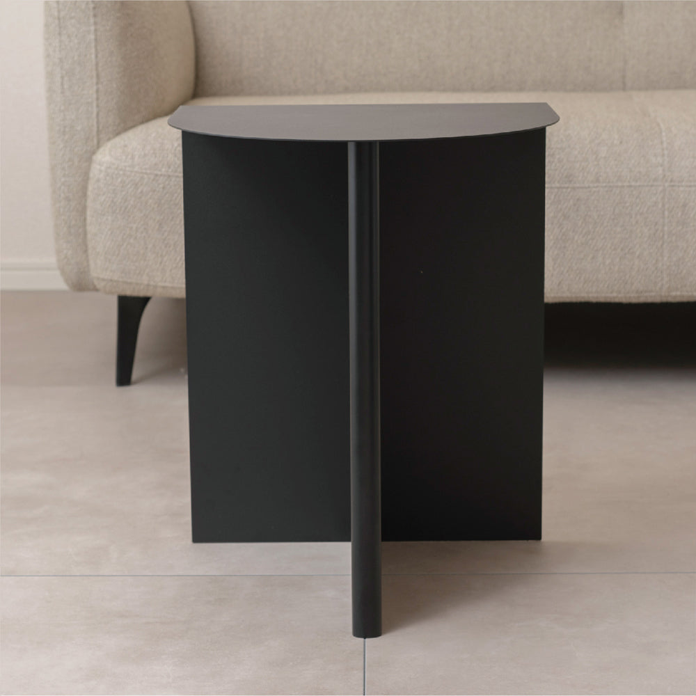 HalfMoon sidetable steel / ハーフムーン サイドテーブル スチール – Modern peoples