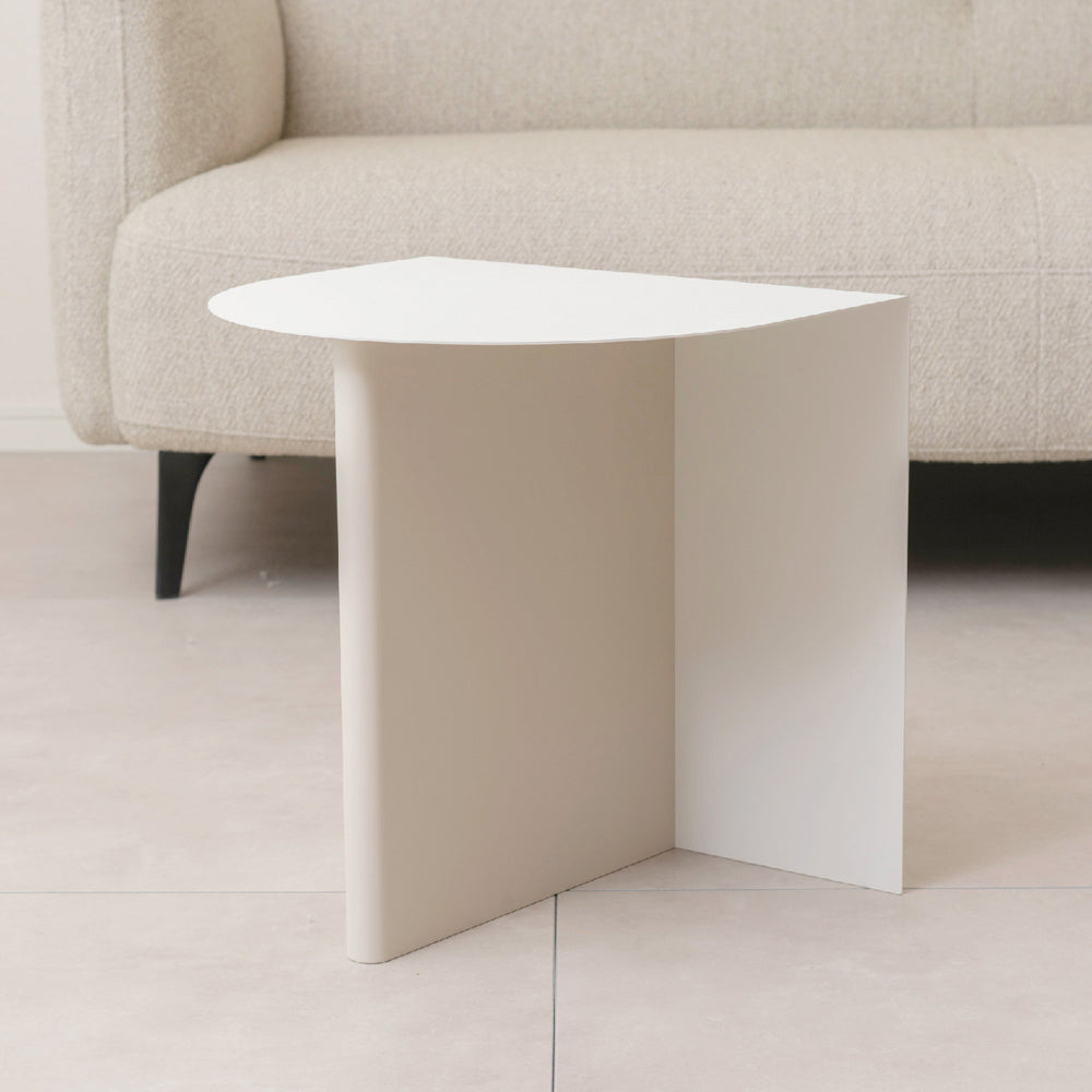 HalfMoon sidetable steel / ハーフムーン サイドテーブル スチール – Modern peoples